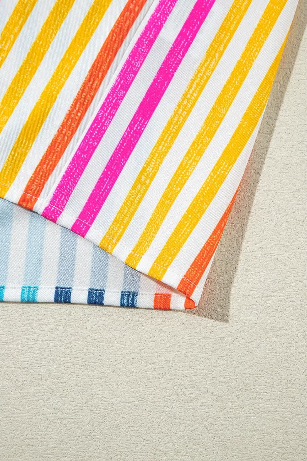 Chic Striped Long Sleeve Shirt - Love Salve